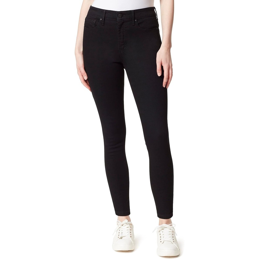 NWT Jessica Simpson Women's High Rise Skinny Jeans 24 Black Flawless Flex NEW!